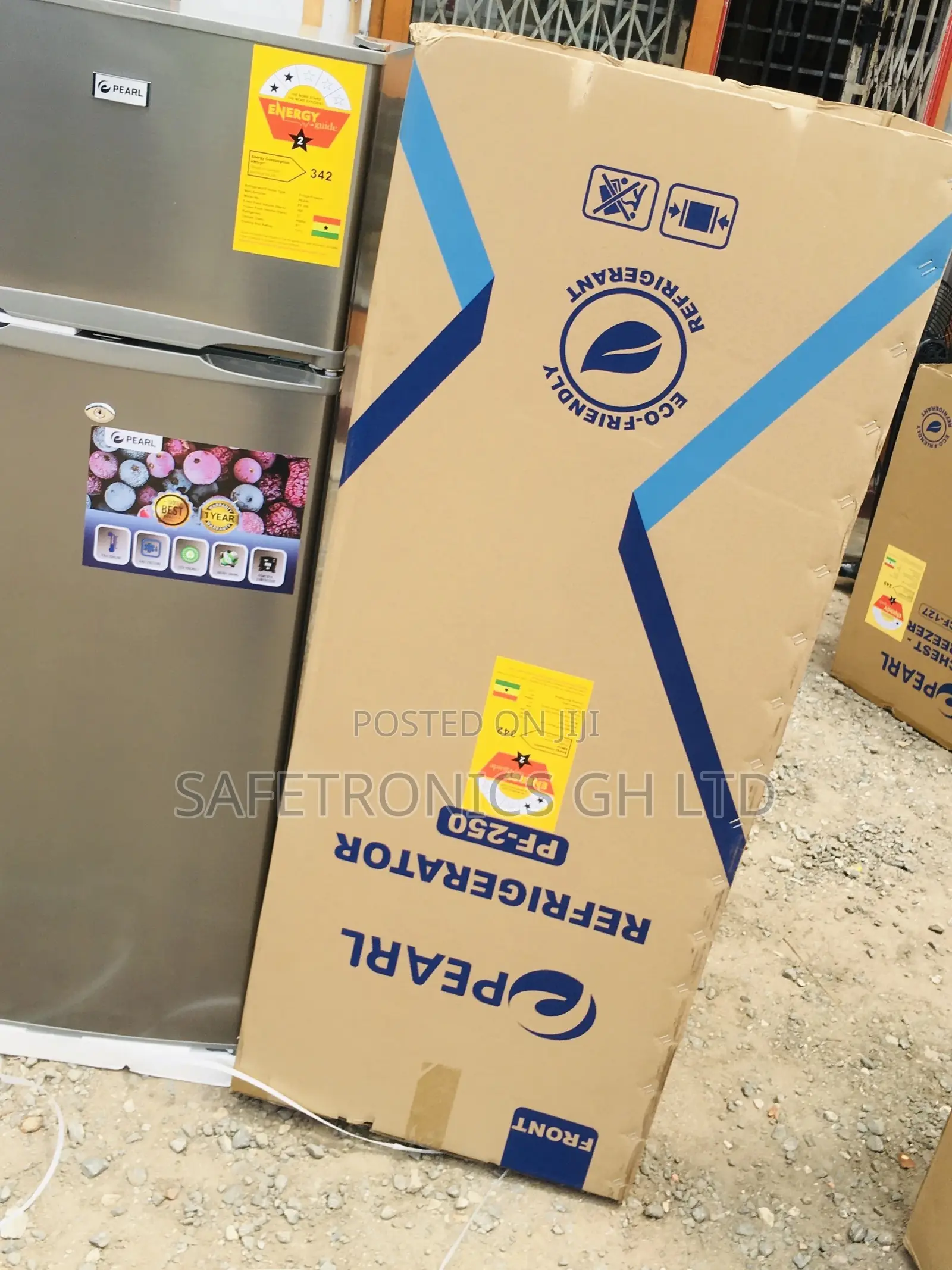 205 Liters Doubledoor Topfreezer Pearl PF-250 Fridge