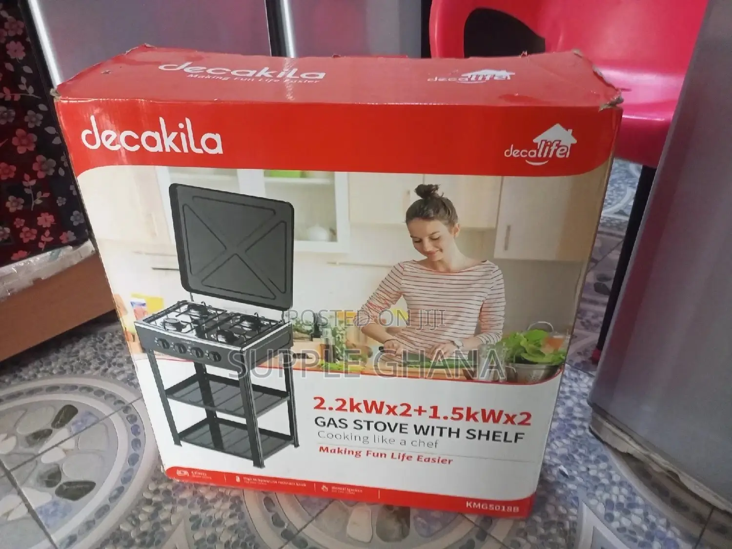 Quality and Affordable Gas Stove With Shelf Decakila