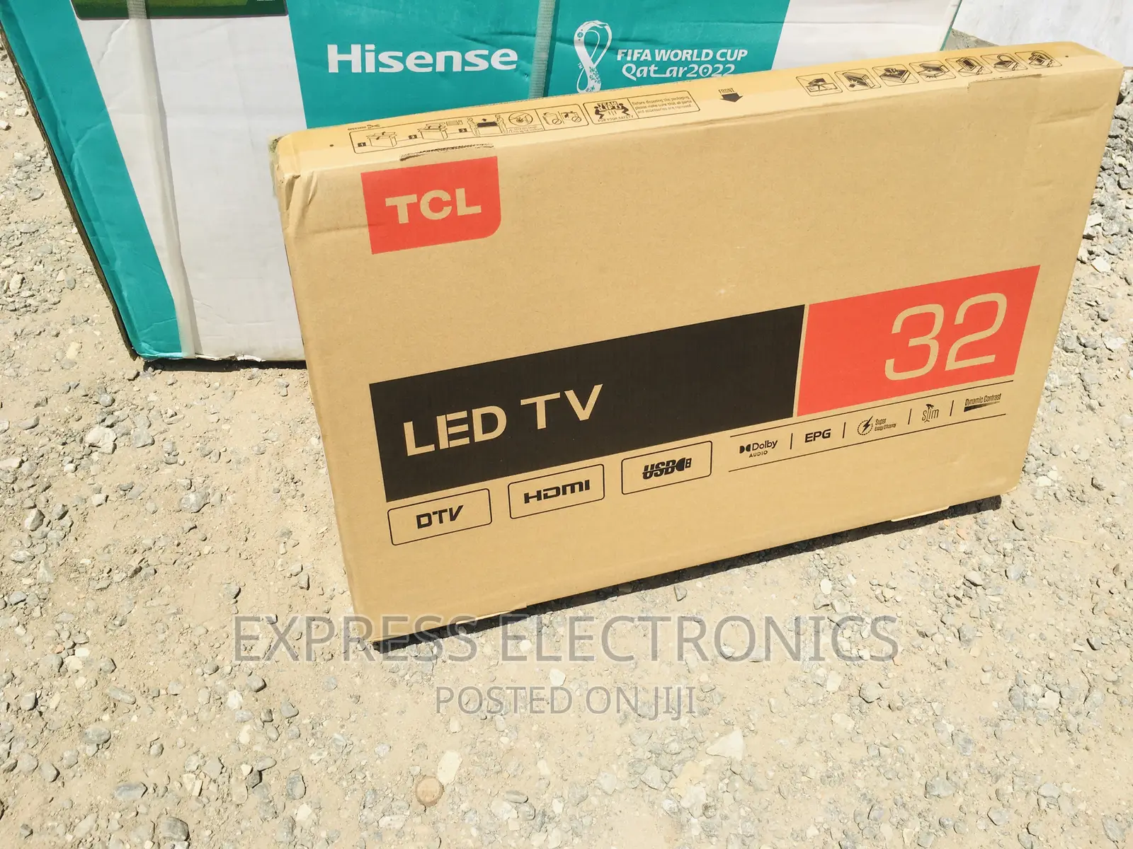 Durable Build TCL FHD Satellite  32”D32000 Tv 