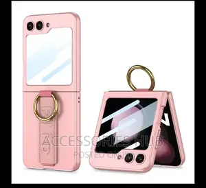 Ring Cases With Screen Protectors for Z Flip 5 and 6