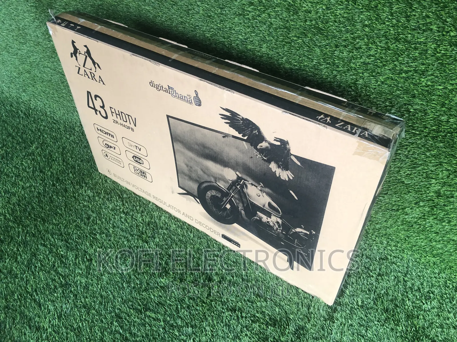 Zara 43 Led Digital Satellite TV With Stand Base