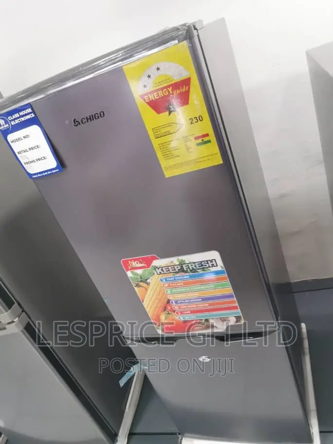 Chigo 126L//New Double Door Fridge