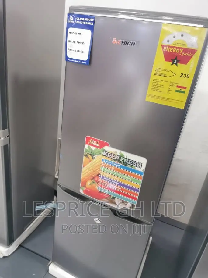 Chigo 126L// Quality Double Door Fridge