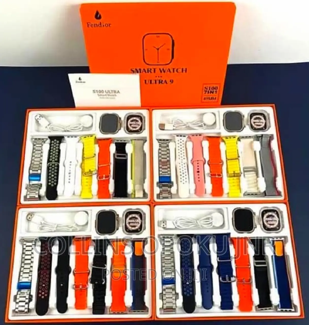 Ultra 7-in-1 Straps Smart Watch - Multicolors