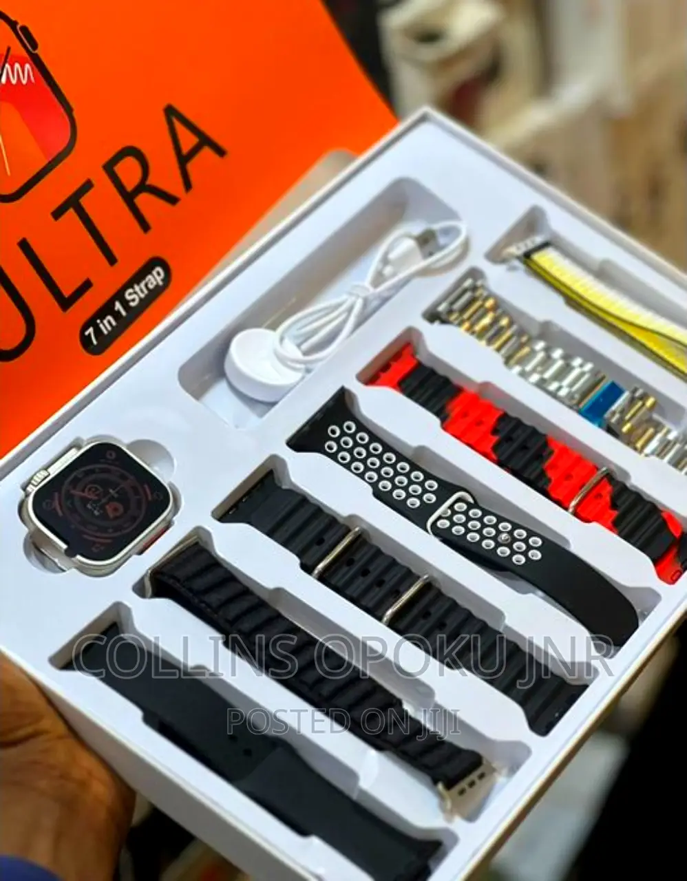 Ultra 7-in-1 Straps Smart Watch - Multicolors