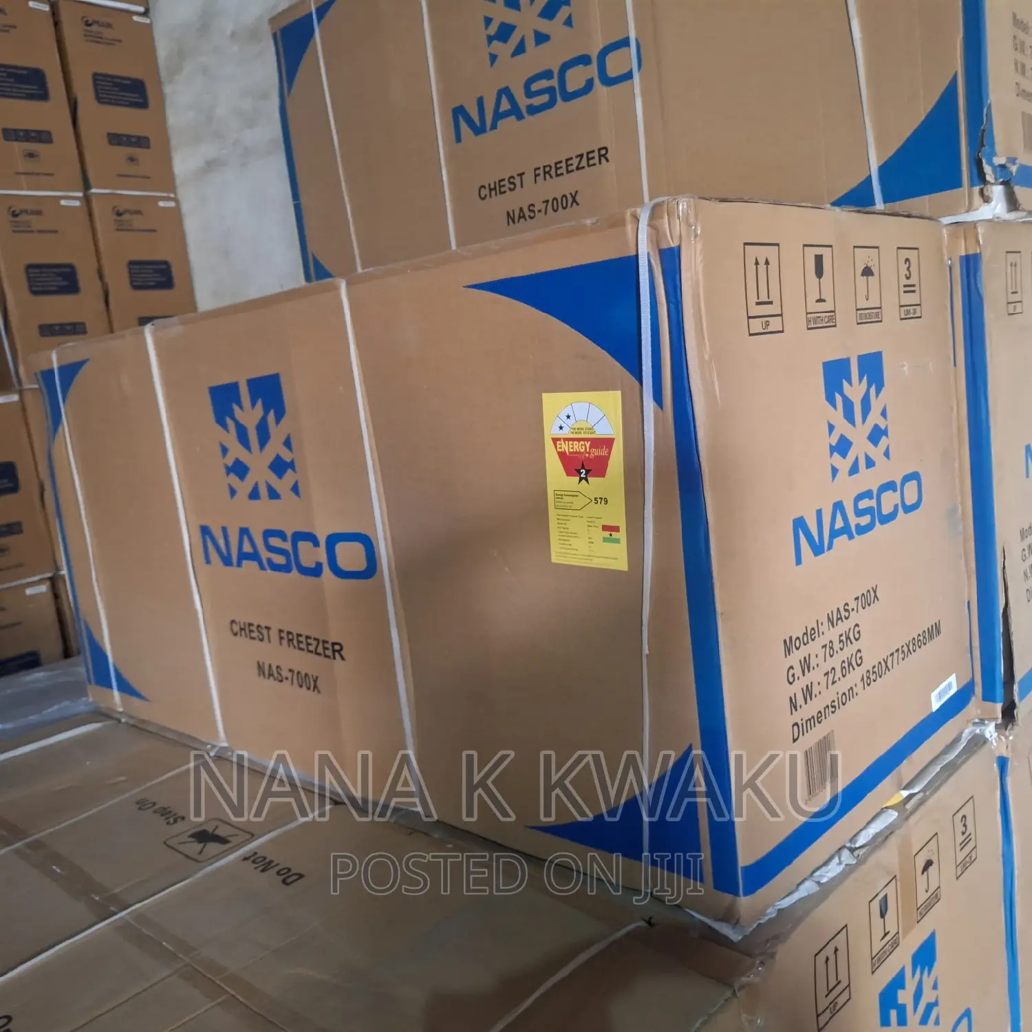 New in Box Nasco_nas700xx Double Door Chest Freezer