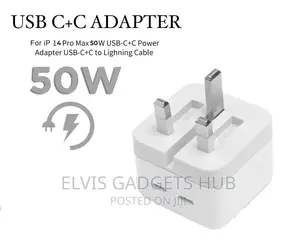 50W Dual USB-C Adapter