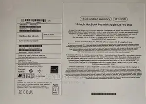 Laptop Apple MacBook Pro M1 16GB Apple M1 Pro SSD 1T