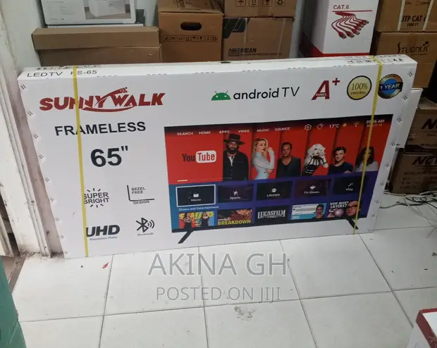 Sunny Walk 65 Inch Frameless Smart Android Tv 2