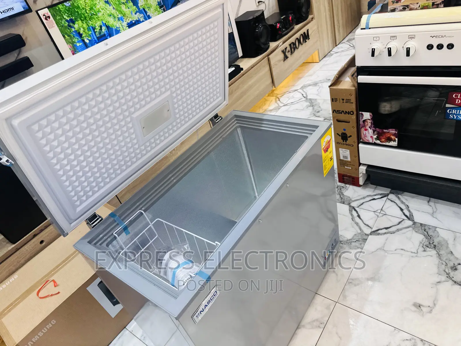 Inbuilt Lamp Chest Freezer Single Door 200L> Nasco