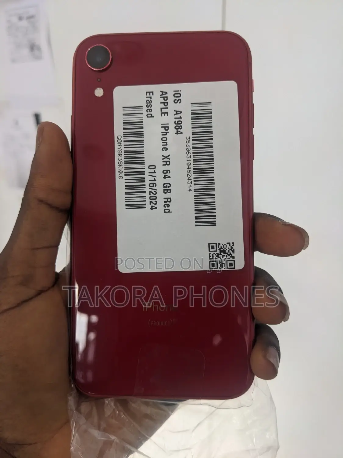 Apple iPhone XR 64 GB Red