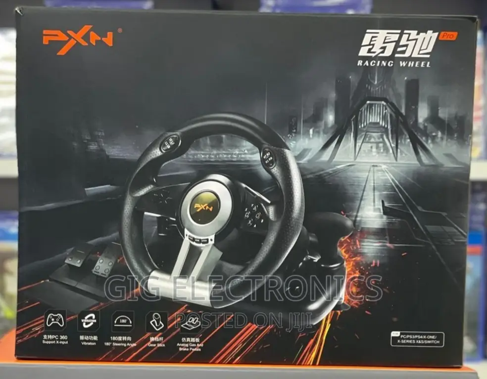 PXN V3 Pro Gaming Steering Wheel With Pedals
