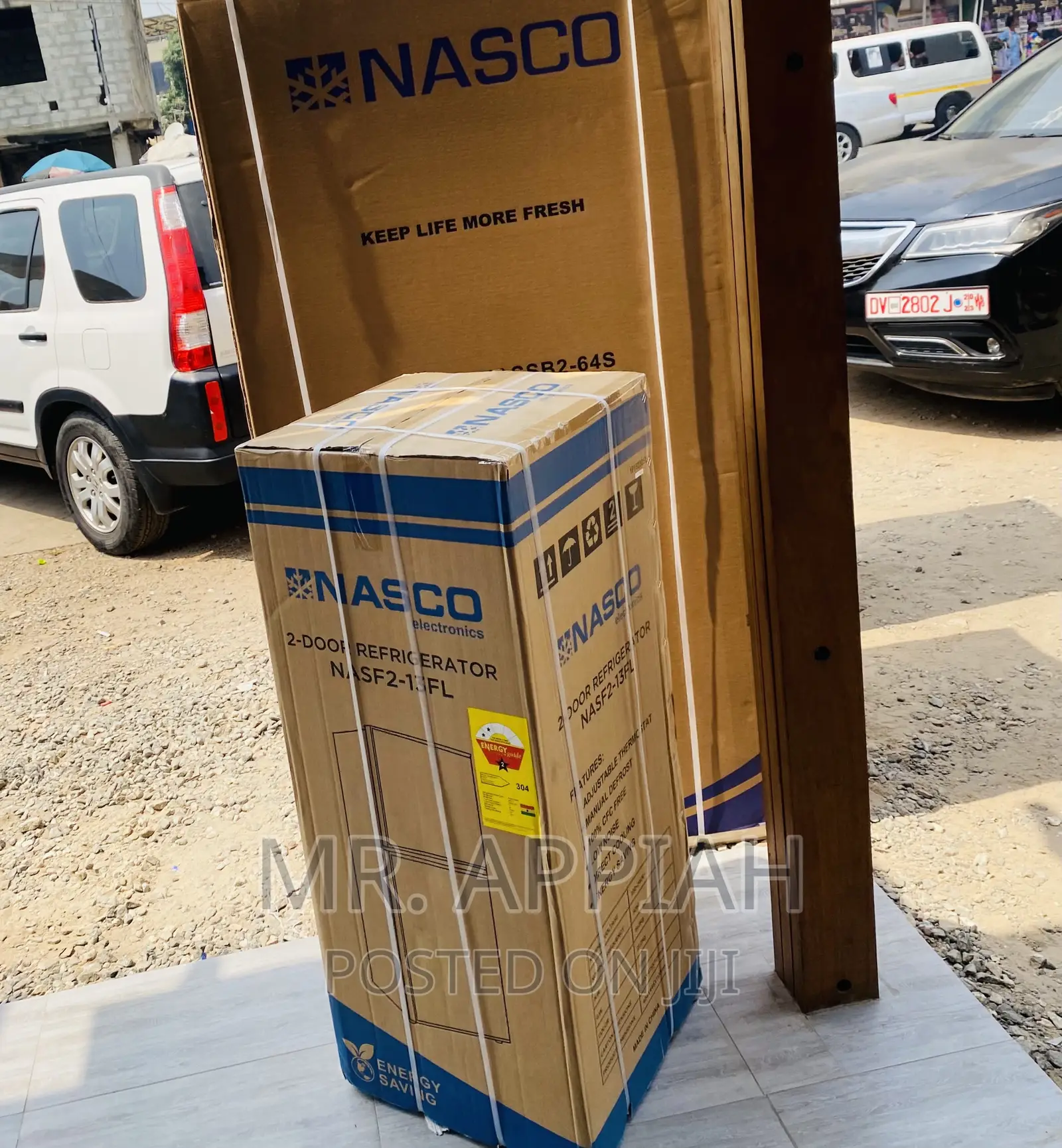 Lovely Nasco Nasd2-13fl Double Door Refrigerator(Gray).