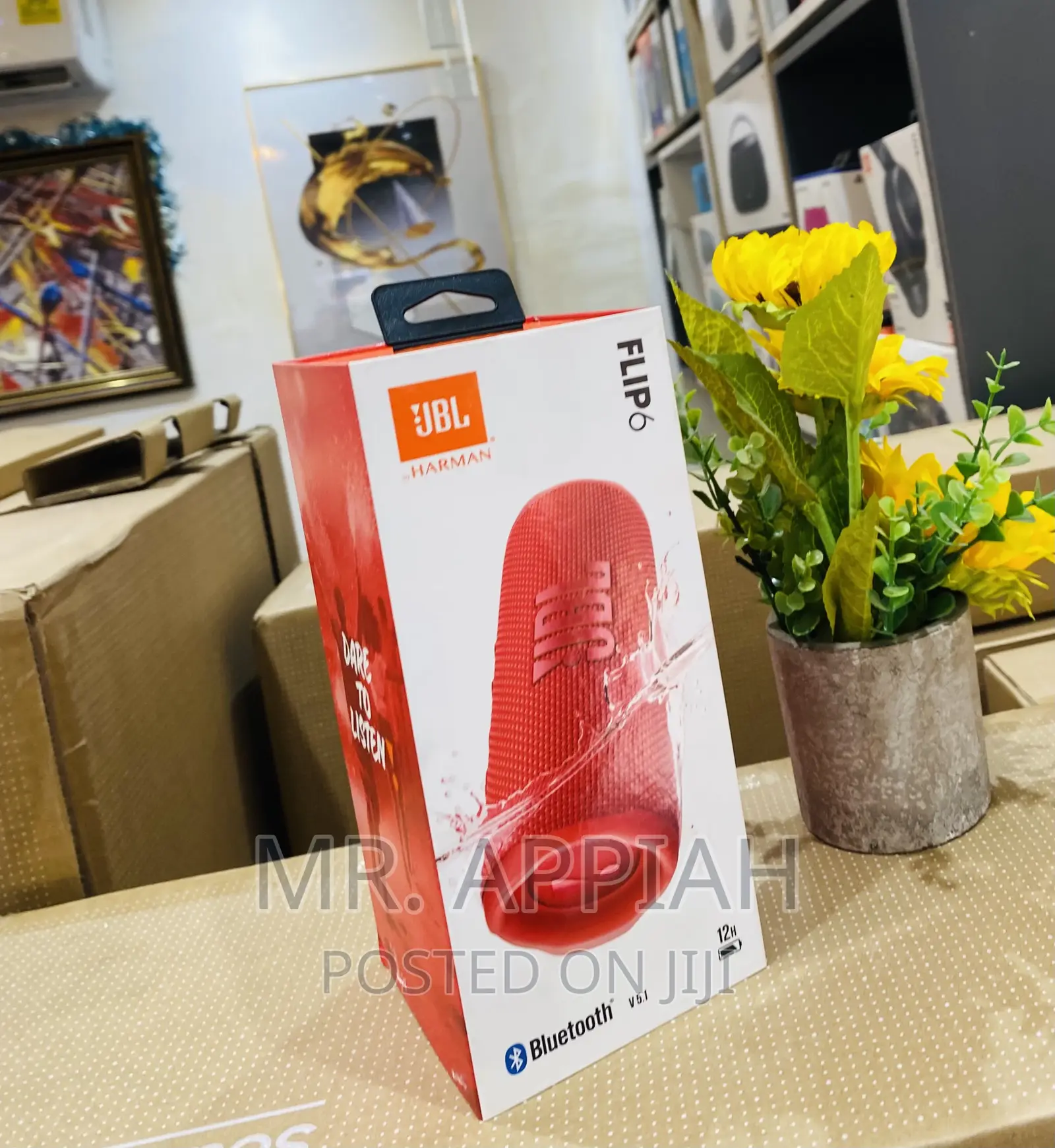 Purchase Authentic JBL Flip6 Portable Bluetooth Speaker,Red