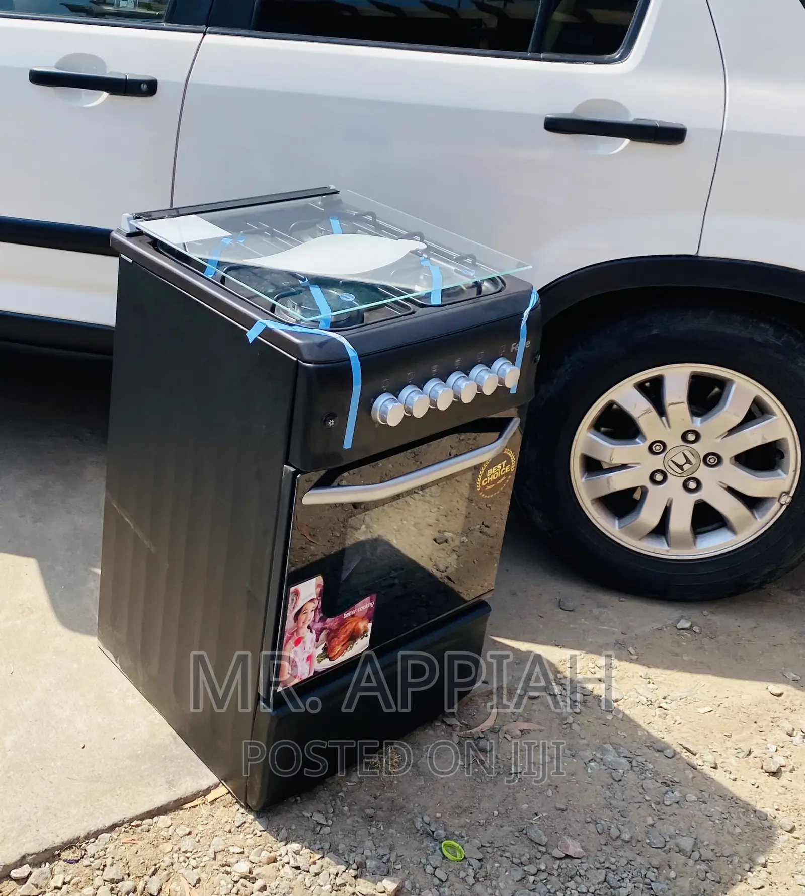 Purchase Authentic Ferre 50x55 4 Gas Burner + Oven,Black