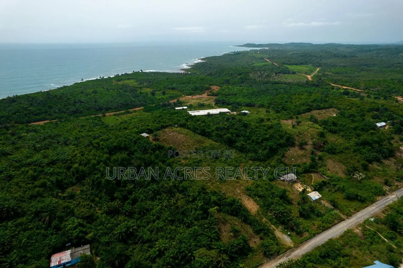 Western Region, (Dixcove) _ 20+ Acres Oceanfront Land