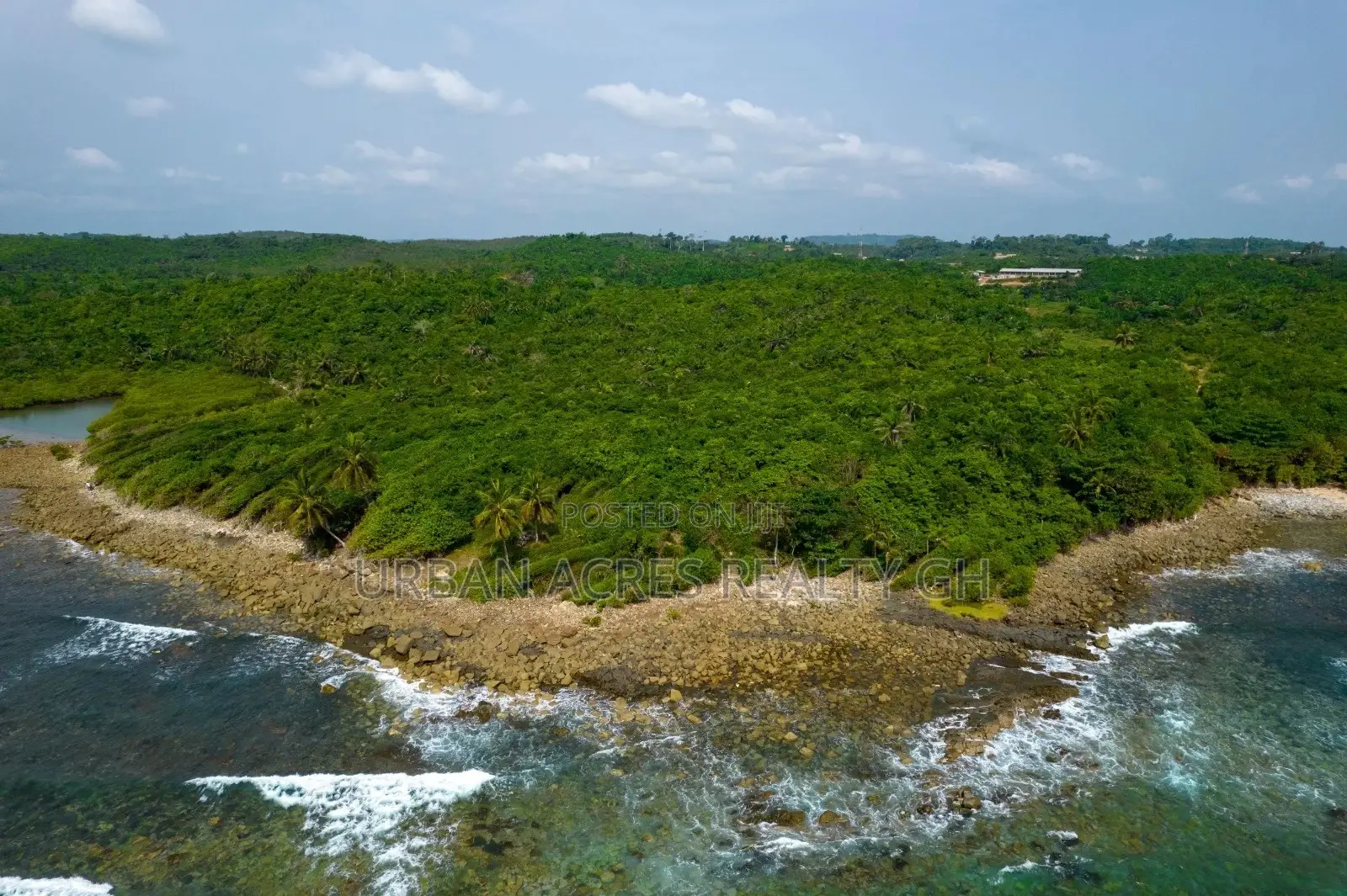 Western Region, (Dixcove) _ 20+ Acres Oceanfront Land