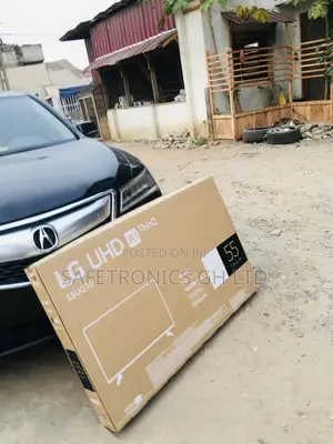 55 Inches Glossy LED Black Electric Smart UQ70 LG UHD Tv
