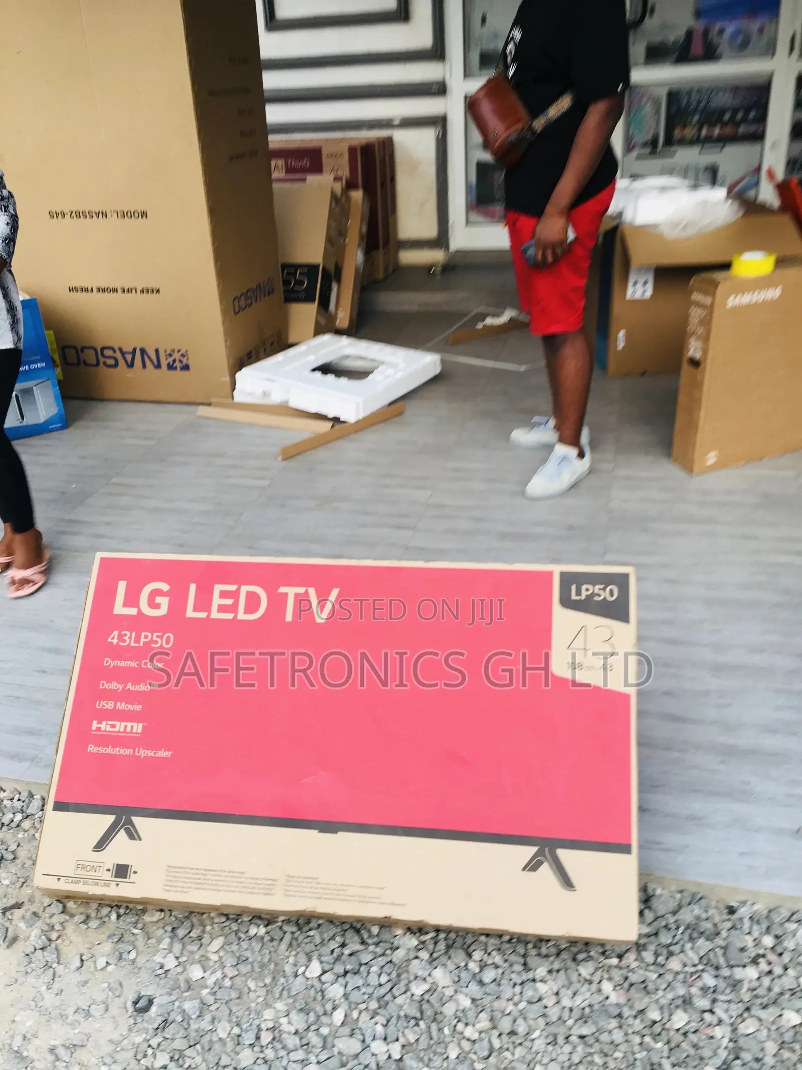 LP50 LED Glossy UHD LG Smart Black Electric 43 Inches Tv