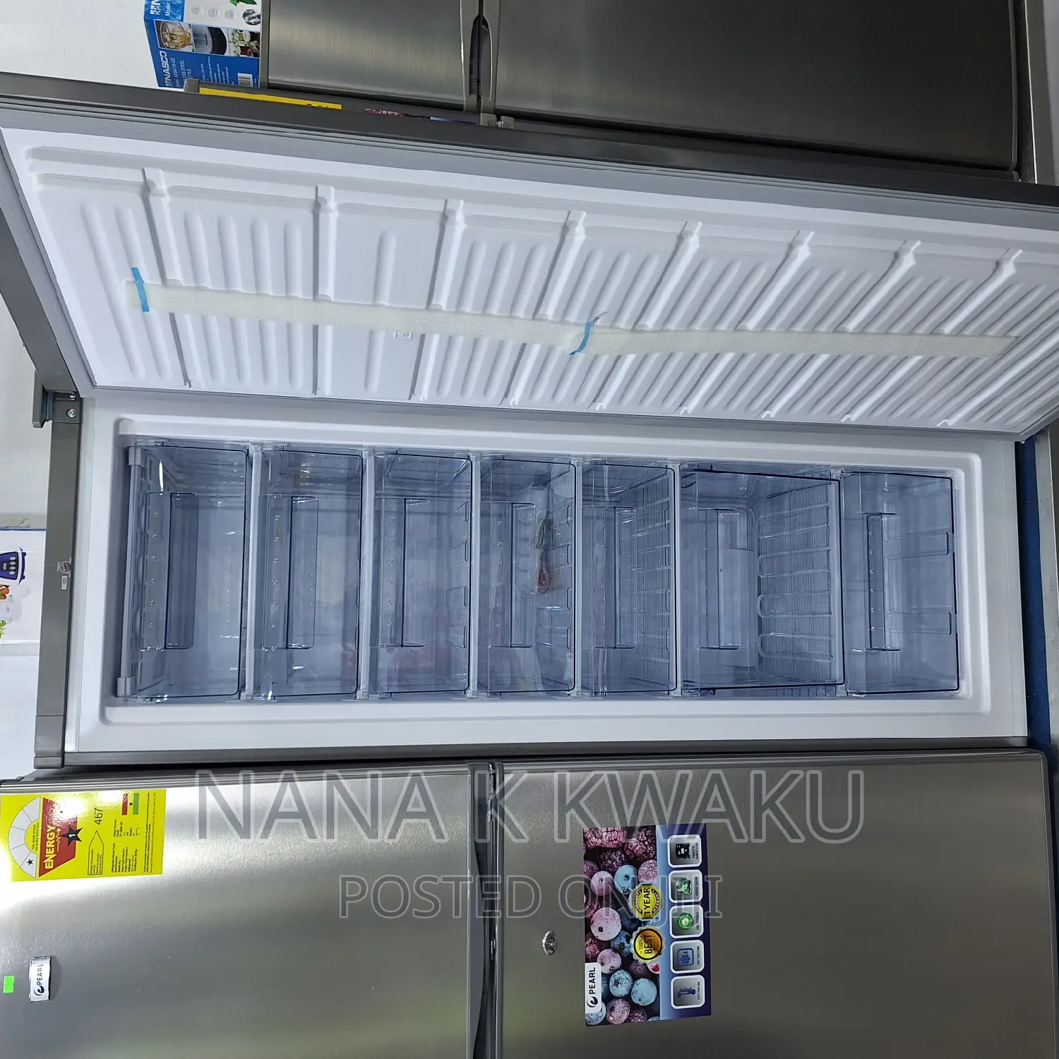 Single Door_standing Freezer With 7 Drawers Freezer