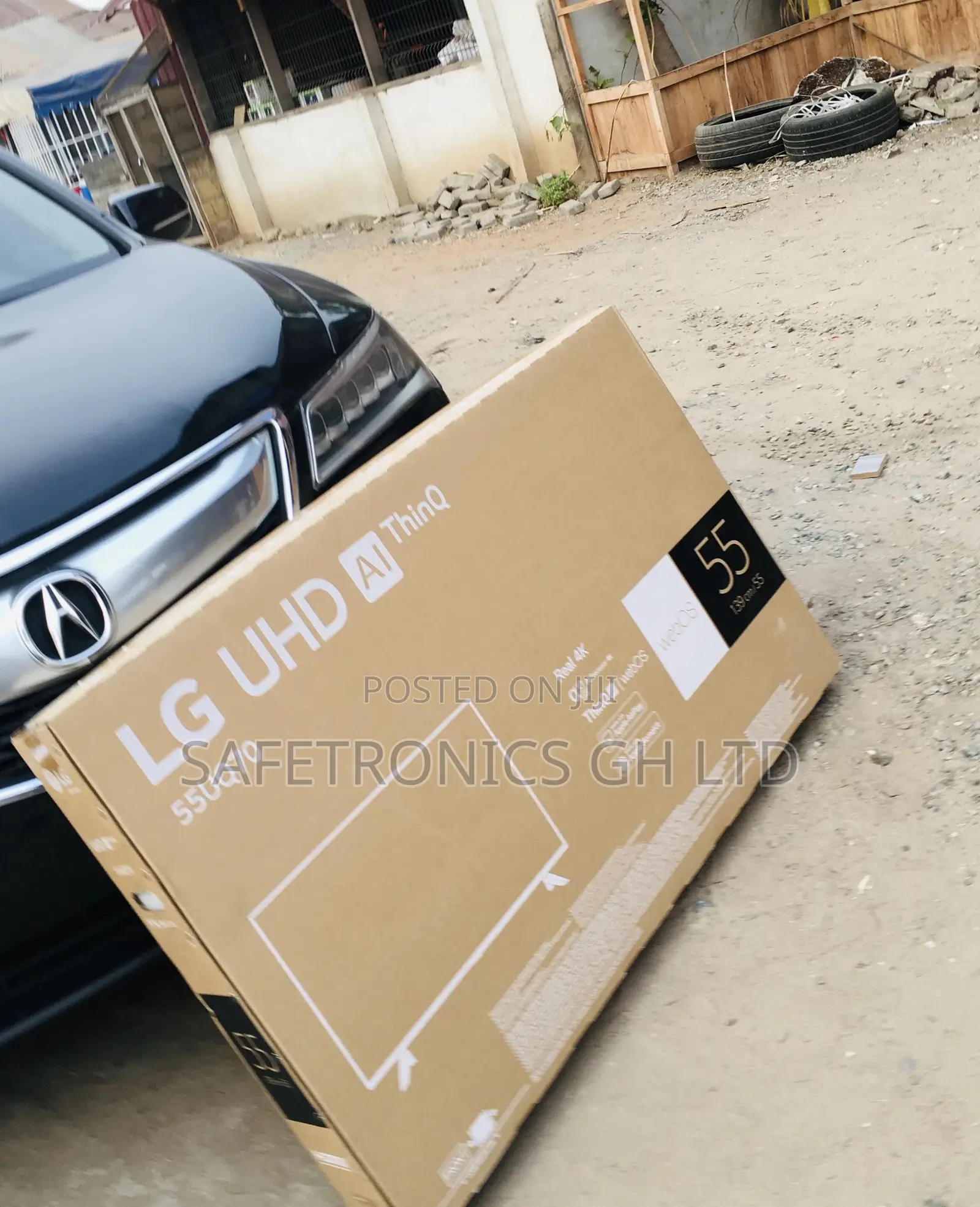 LG UHD Black 55 Inches Smart Electric Glossy LED UQ70 Tv