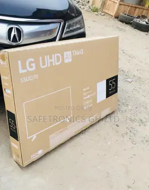 Photo - LED Black Smart Electric 55 Inches LG UHD UQ70 Glossy