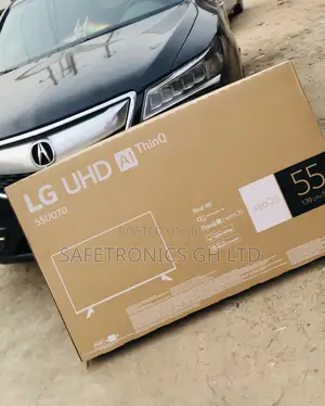 55 Inches Smart Electric Black Glossy LED UQ70 UHD LG Tv
