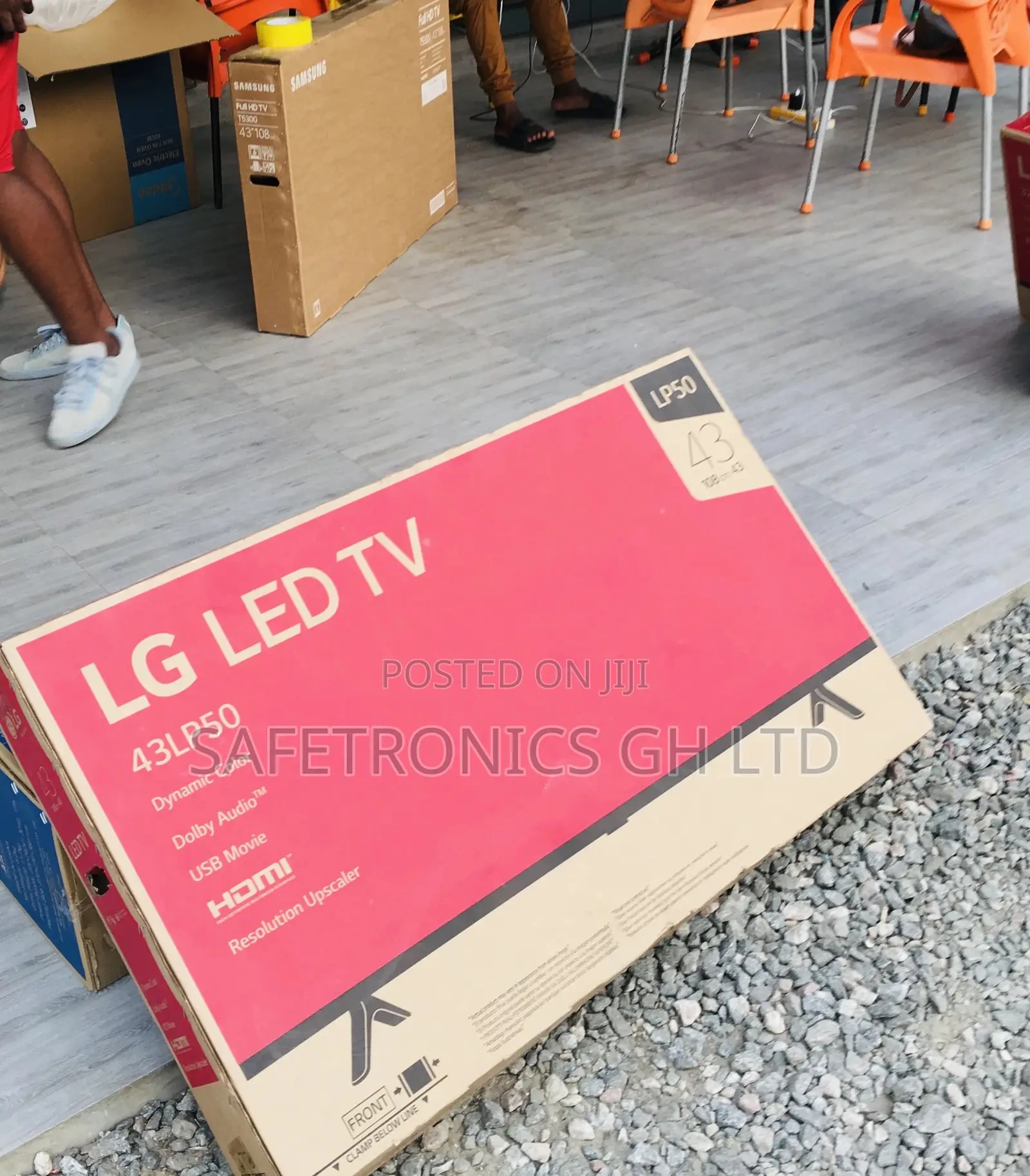 Smart Black LP50 43 Inches Electric LED Glossy LG UHD Tv