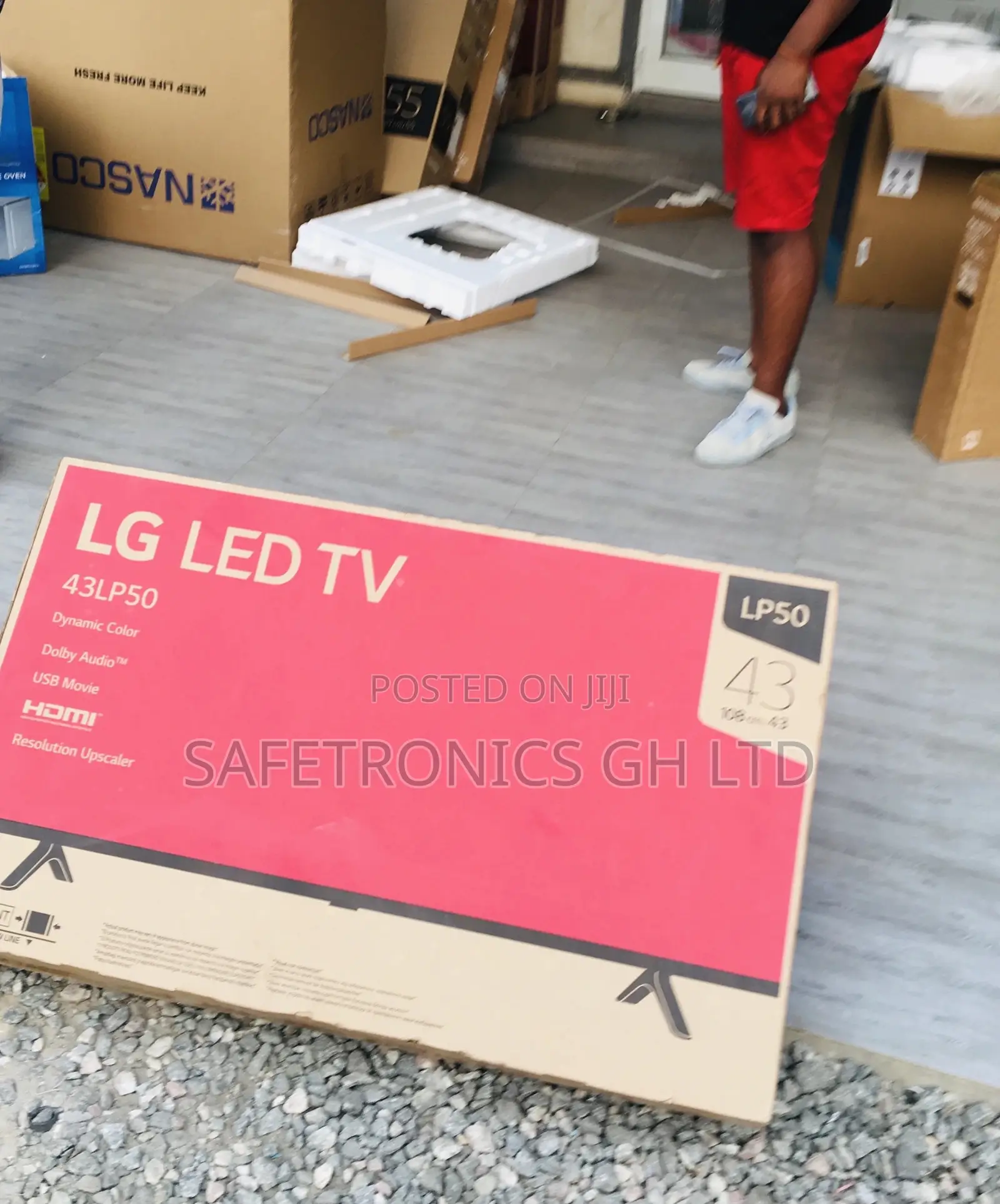 LP50 LG Electric Smart LED Glossy 43 Inches Black UHD Tv