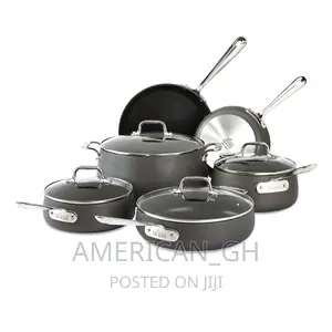 All-Clad HA1 Hard Anodized Nonstick Cookware Set 10 Piece