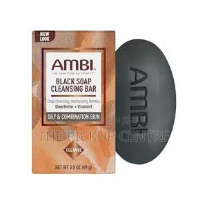AMBI - African Black Soap Face Body Bar 150g 3pack