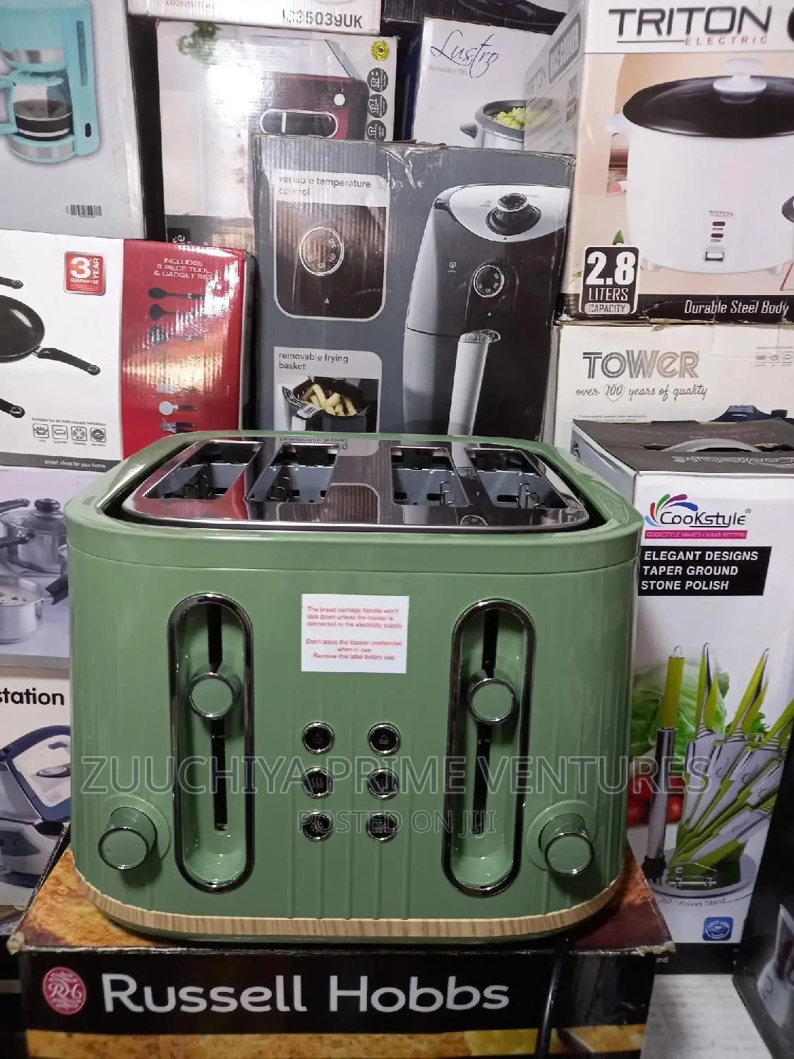 4 Slice George Home Green Toaster From Uk 