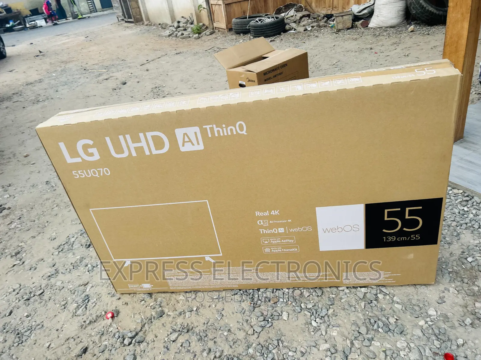 Smart Hub UHD Smart LG 55UP70006 Tv Glossy