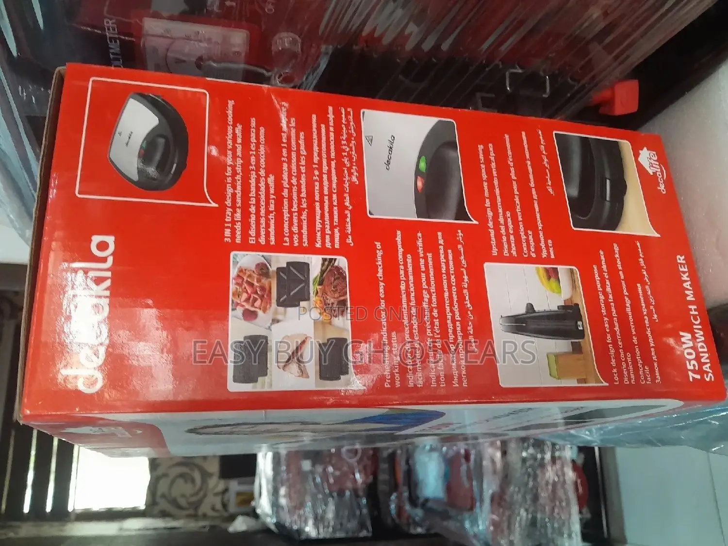 Sandwich Maker Decakila Sandwich Maker