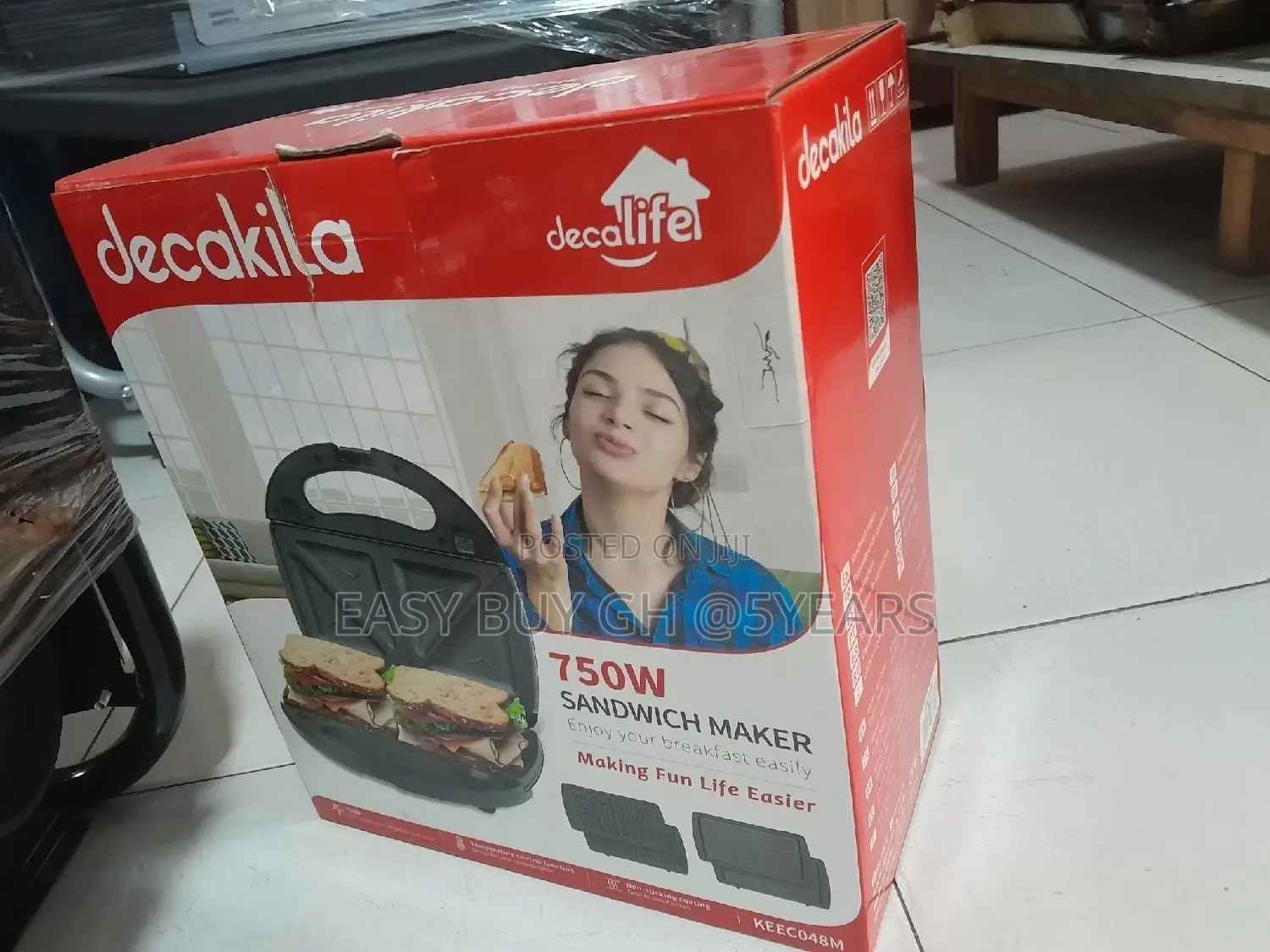 Decakila Sandwich Maker 750w Affordable