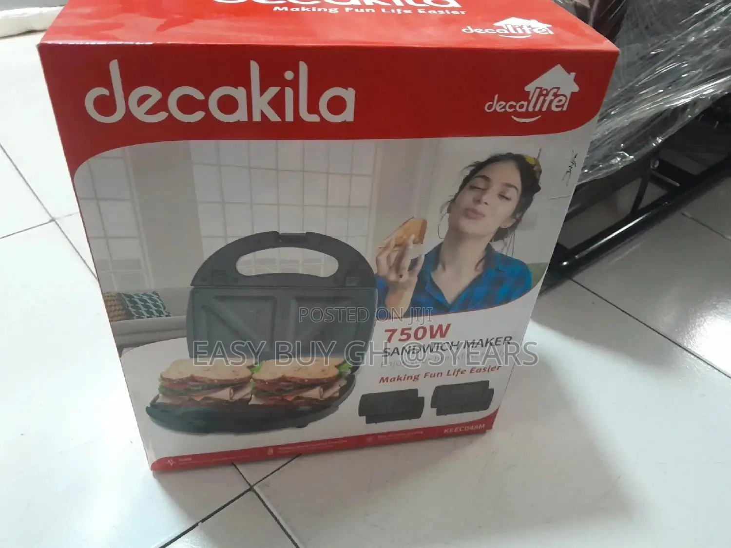 Decakila Sandwich Maker 750w Quality