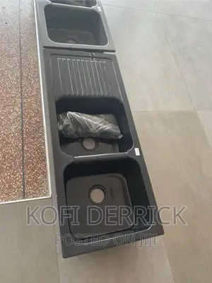 Kitchen Fiber Sink - Black (120x50cm)