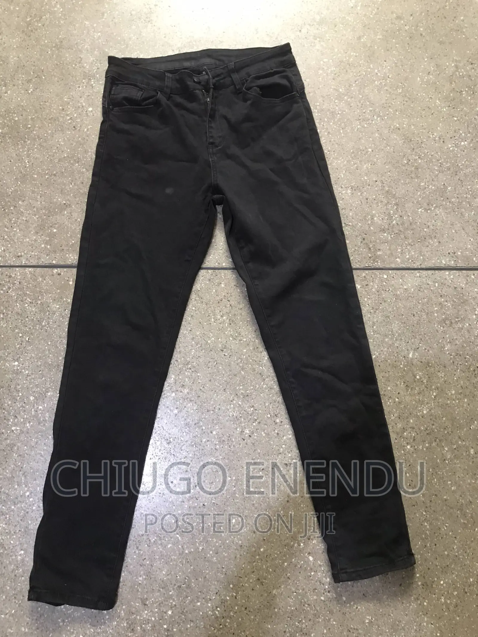 Black Straight Jeans