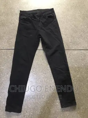 Black Straight Jeans