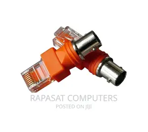 BNC Female to RJ45 Male Coaxial Coupler Adapter - ₵35 Per 1