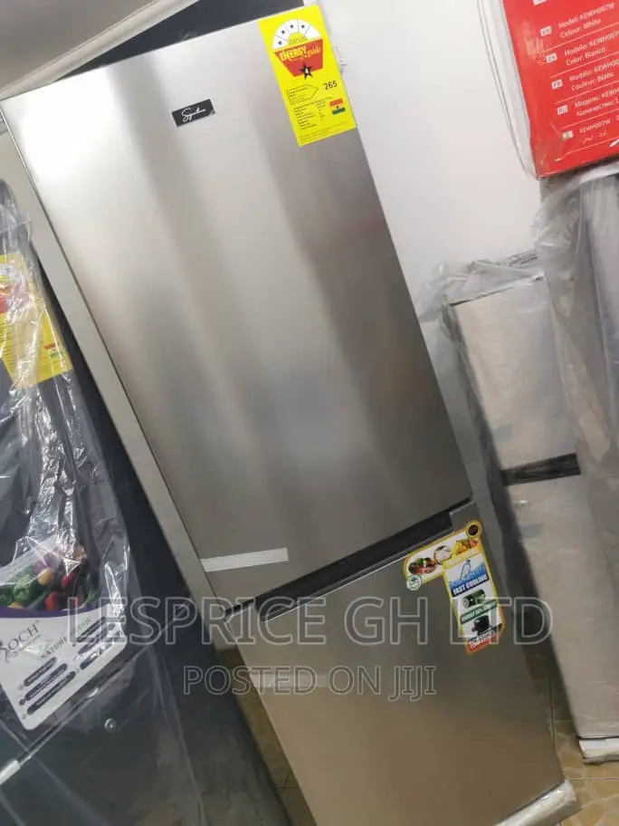 Signature 287L Stainless Double Door Fridge