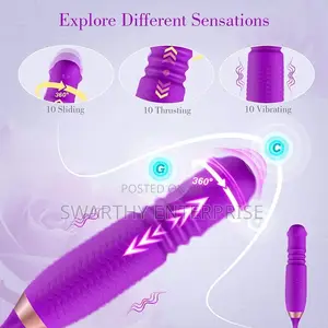Tongue Licking Sucking Thrusting Rose Dildo Vibrator
