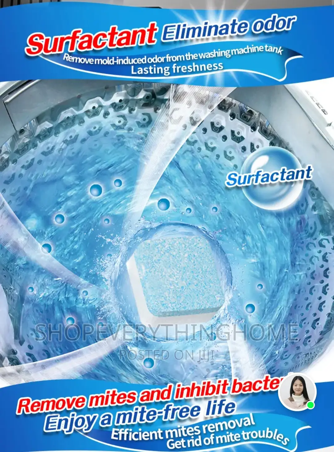Washing Machine Cleaning Tablets 24pcs/Pack