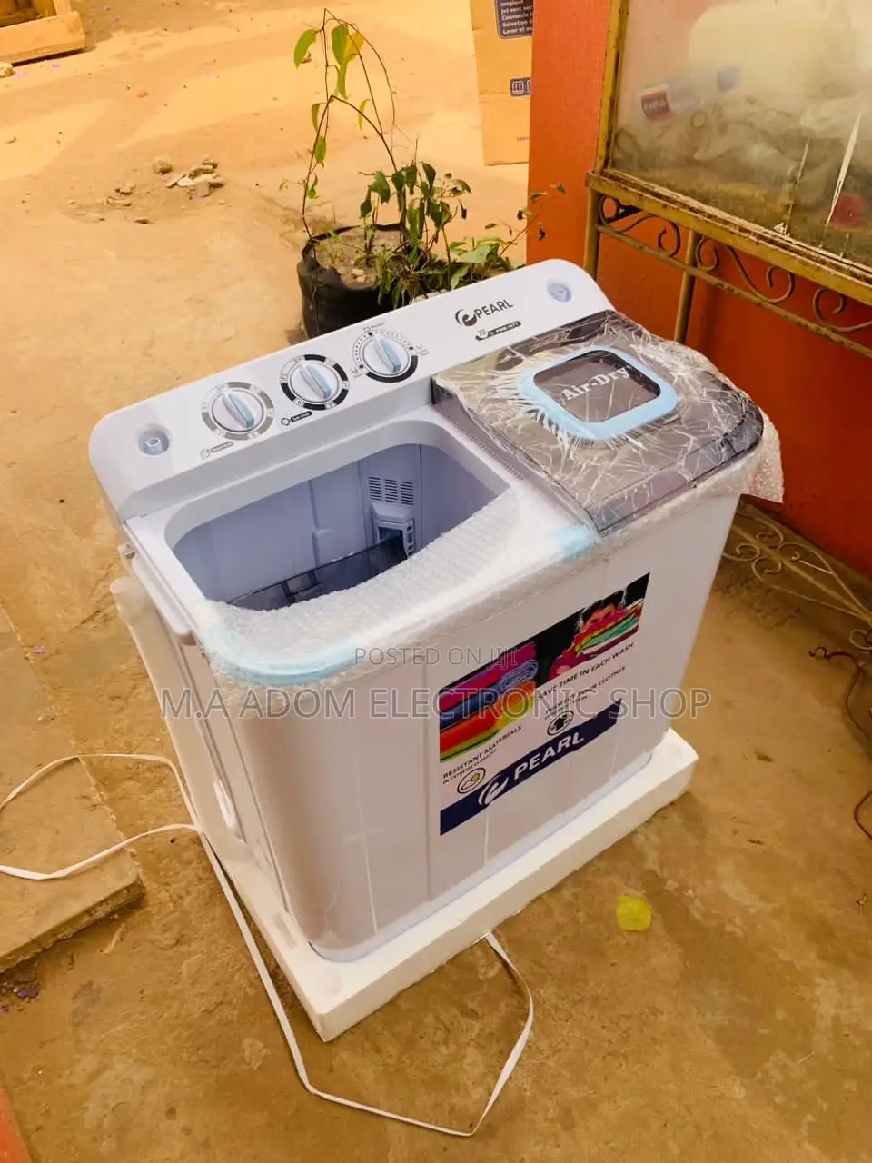 Long Lasting Pearl 7kg Top Load Electric Washing Machine 
