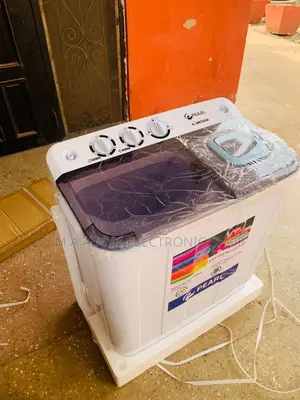 Well Design Pearl 7kg Twin Tap Electric Washing Machine.
