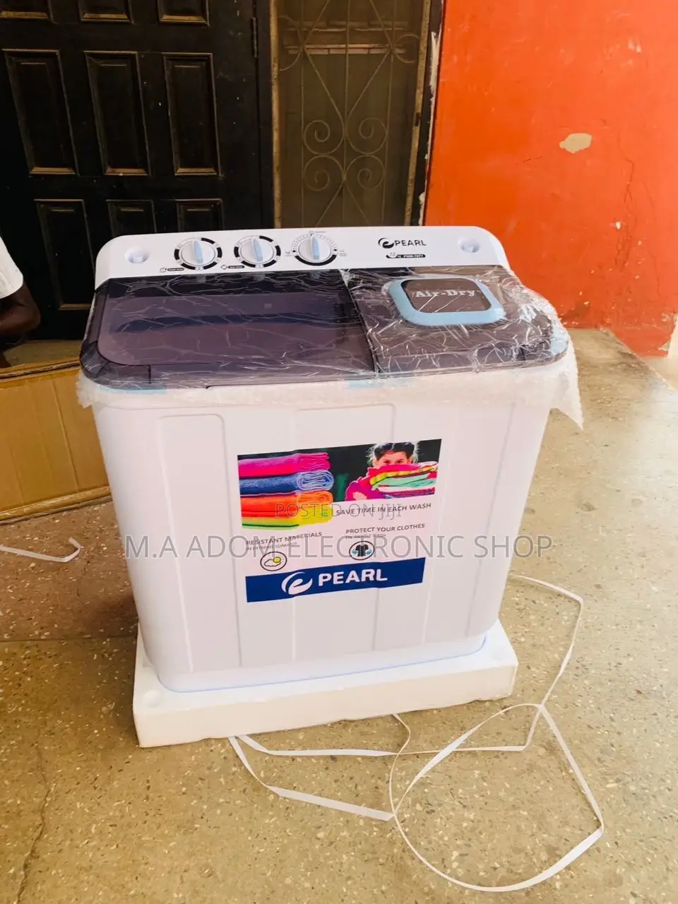 Unique Design Pearl 7kg Twin Tap Electric Washing Machine.