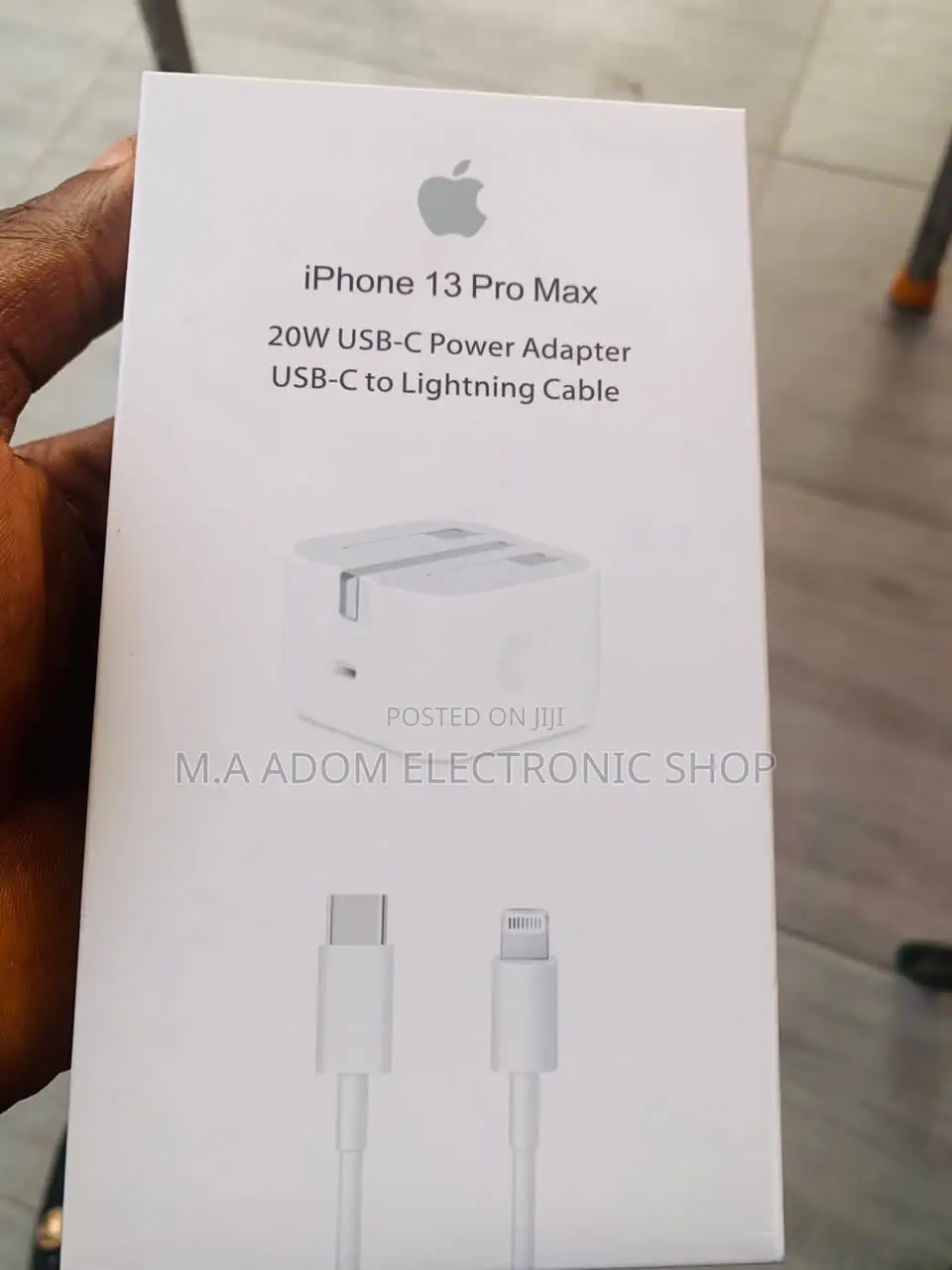 Original Type C 3 Pins Charger(20watt)White.