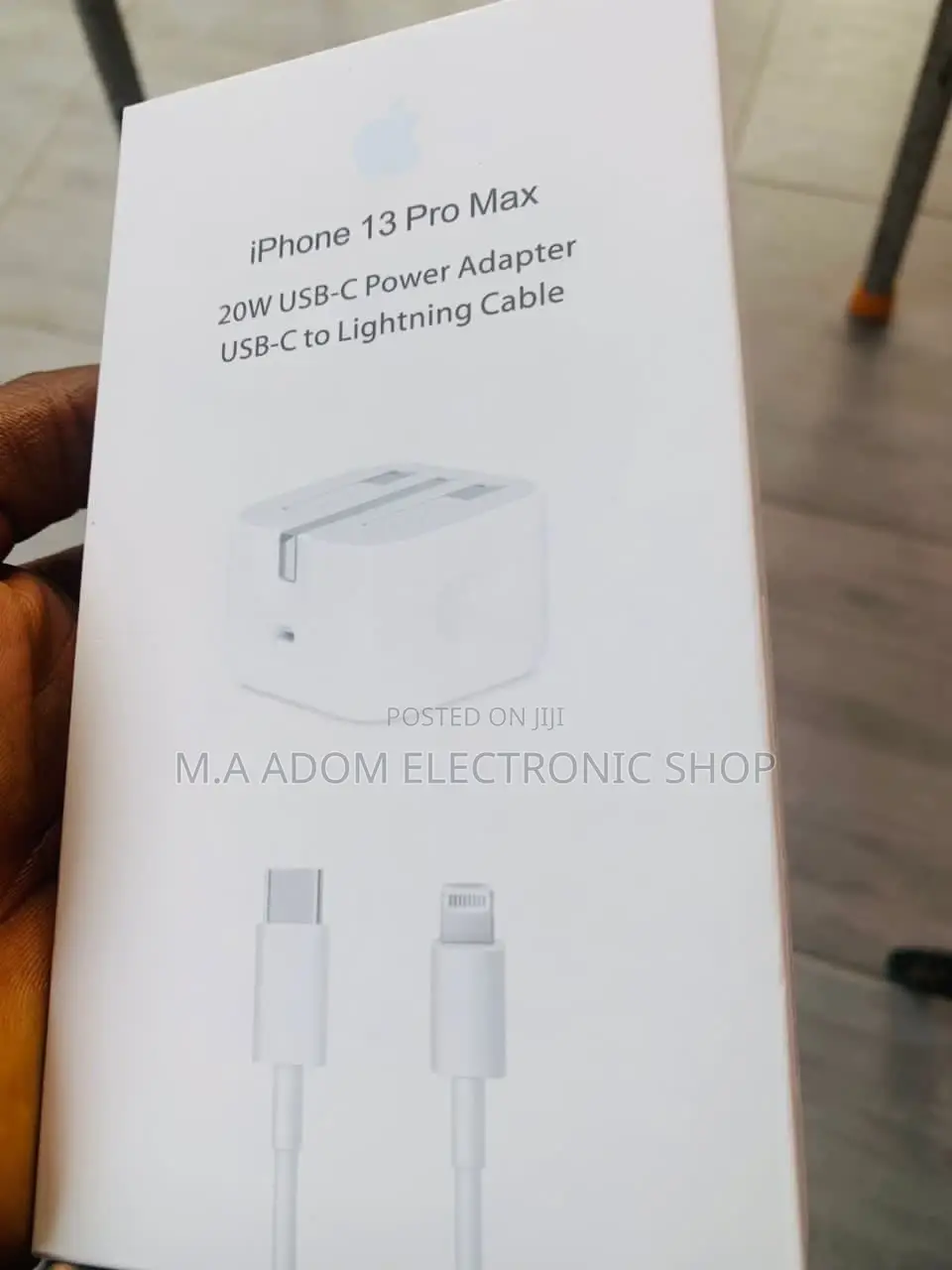 Fresh in Box Type C 3 Pin Charger(White).