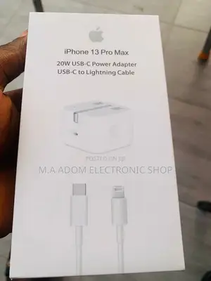 Fresh in Box Type C 3 Pin Charger(White).