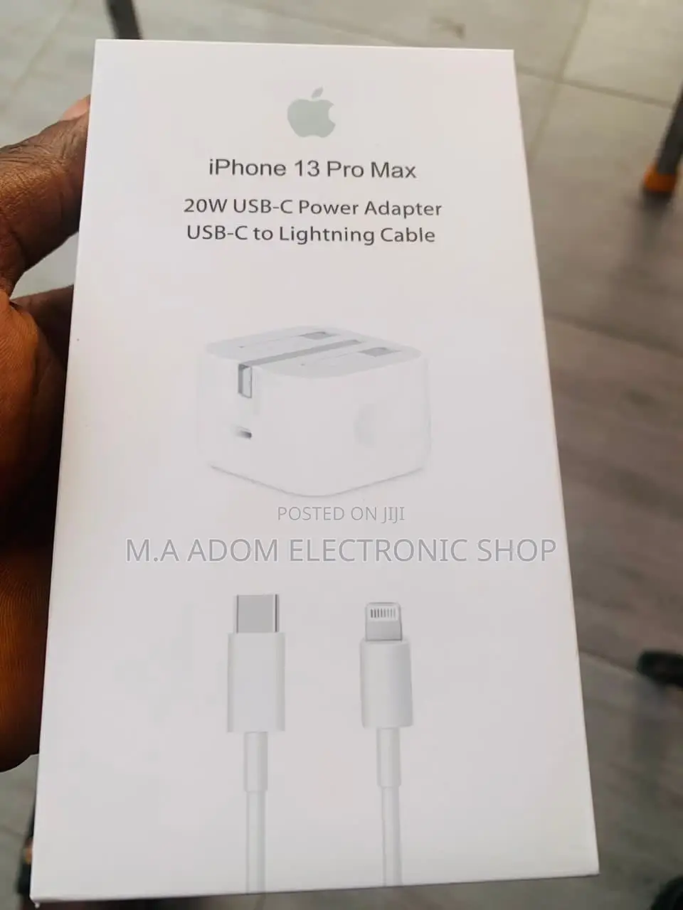 Fresh in Box Type C 3 Pin Charger(White).